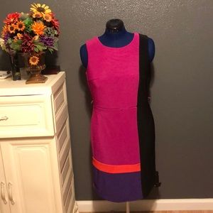 Women’s color block dress size 10